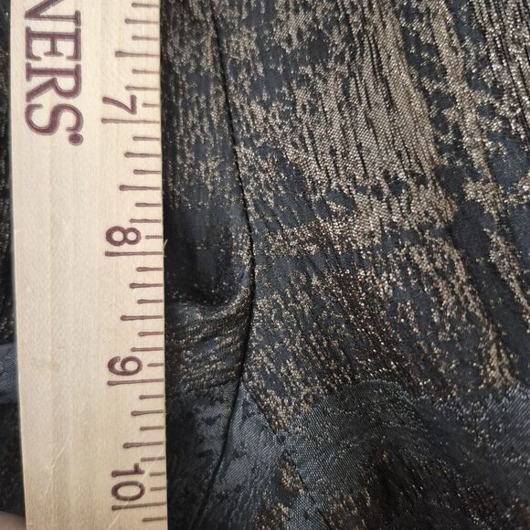 Lafayette 148 New York Women's Brown Bronze Plaid Short Sleeve Pants Set S 6 - Picture 8 of 14